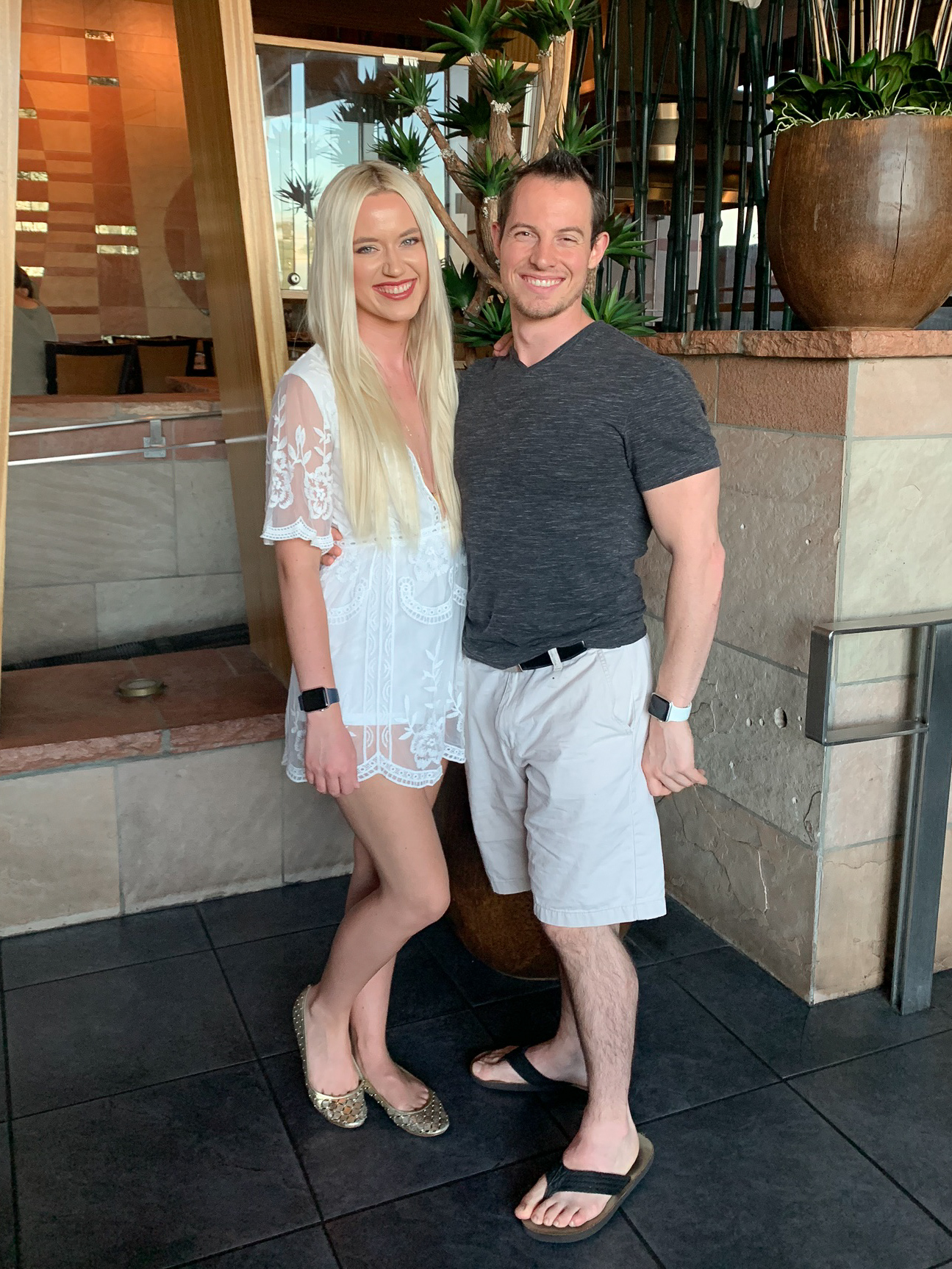 Stephen and Shay at Kasai in Scottsdale, Arizona