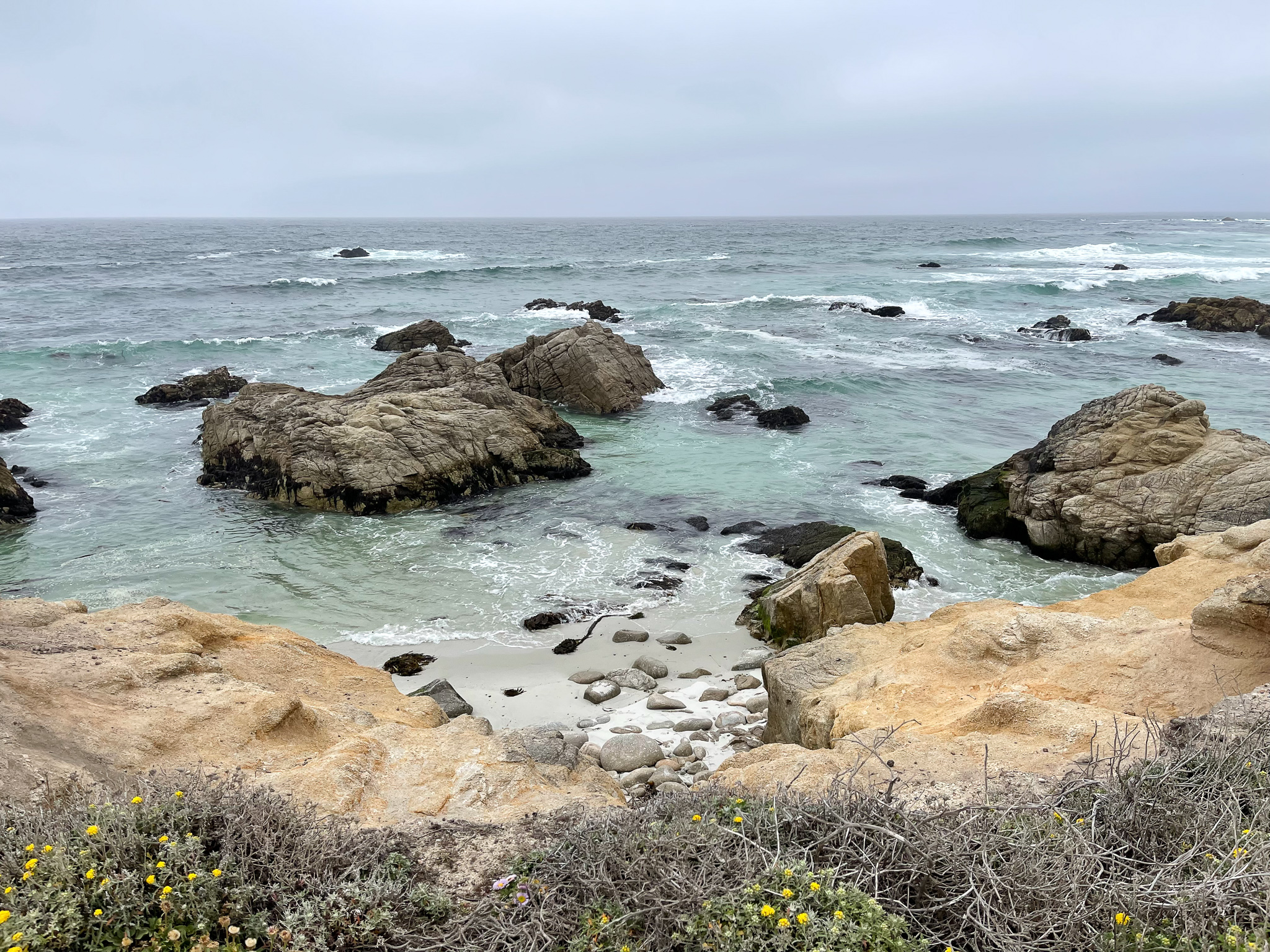 Rocks off the coast of the Monterey Peninsula