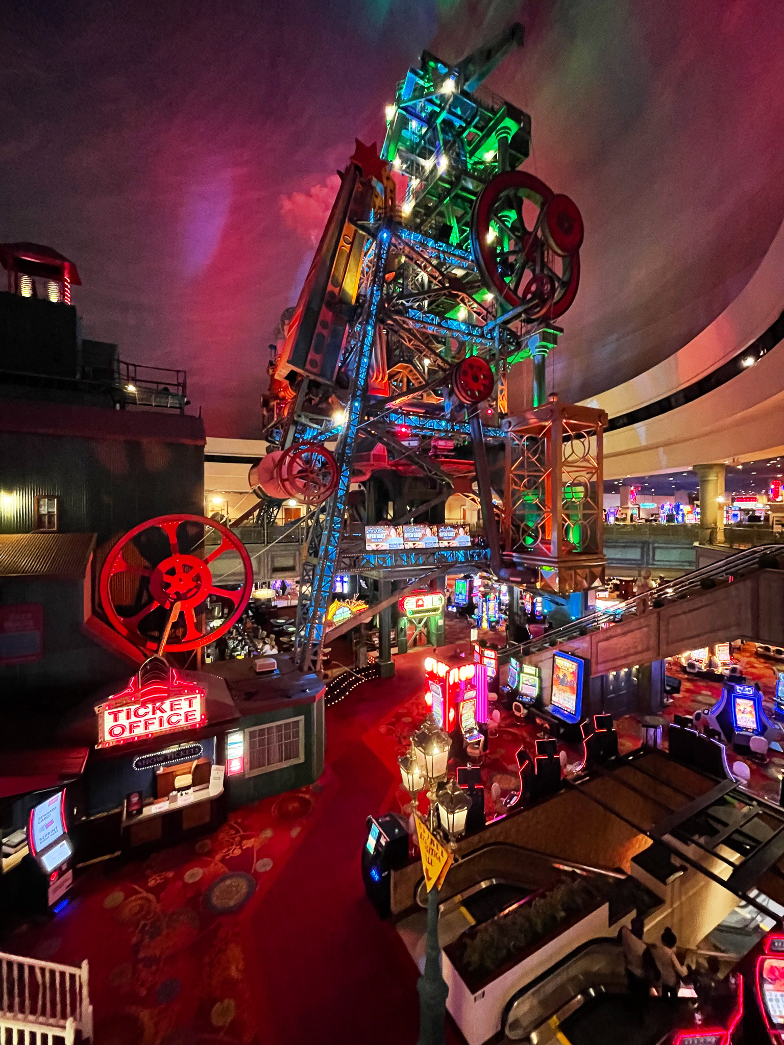 The casino at the Silver Legacy in Reno, Nevada.